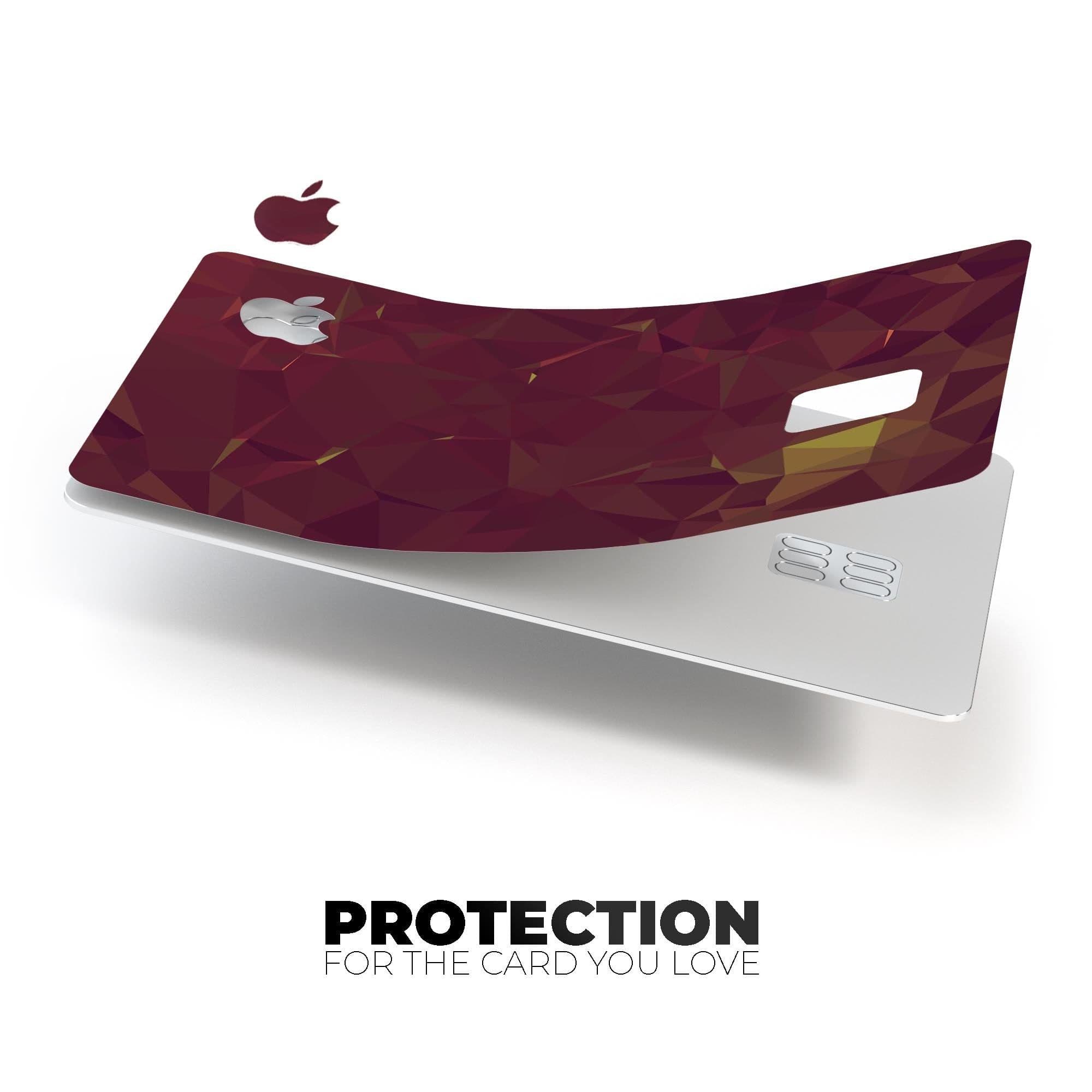 image-Red Geometric V13 - Premium Protective Decal Skin-Kit for the Apple