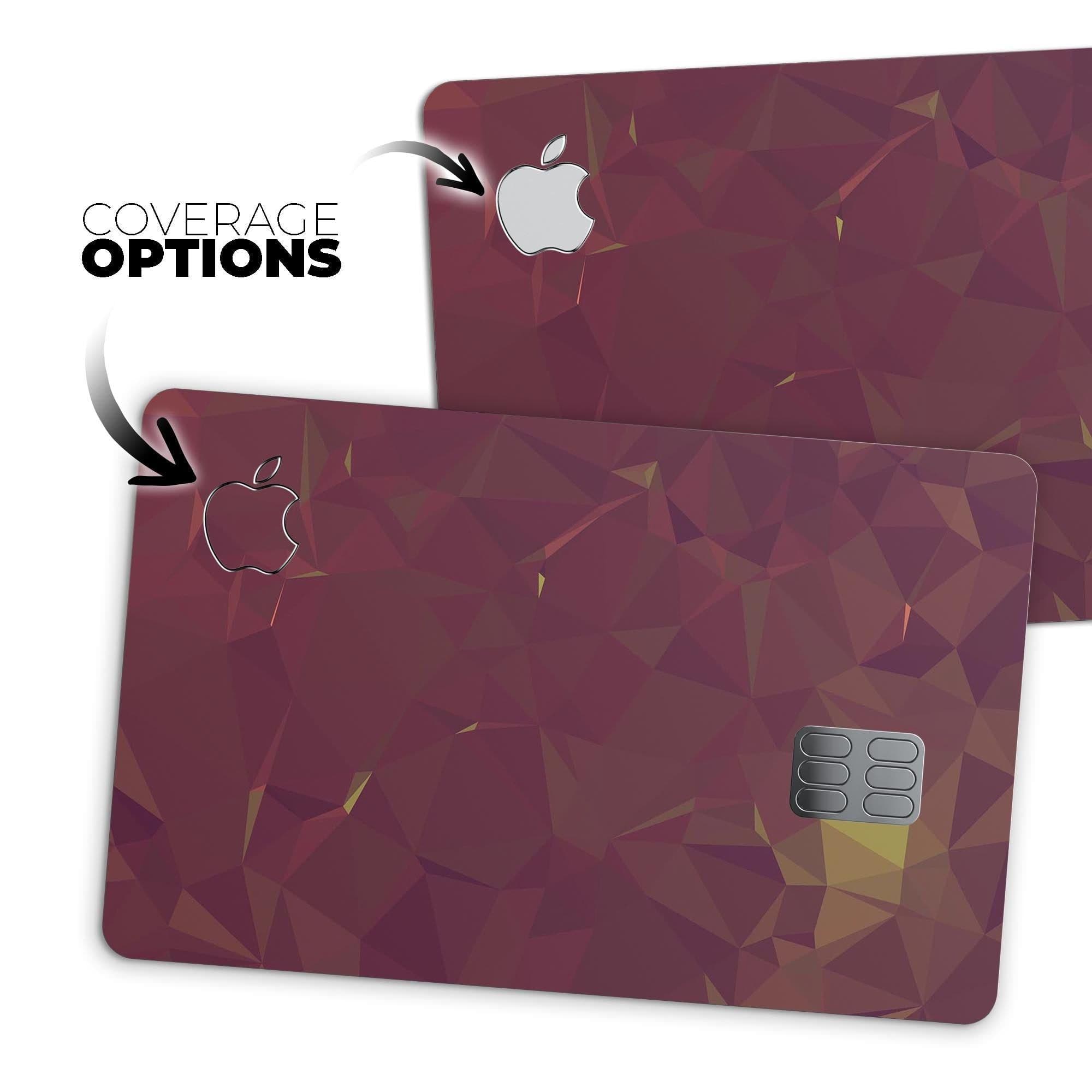 image-Red Geometric V13 - Premium Protective Decal Skin-Kit for the Apple