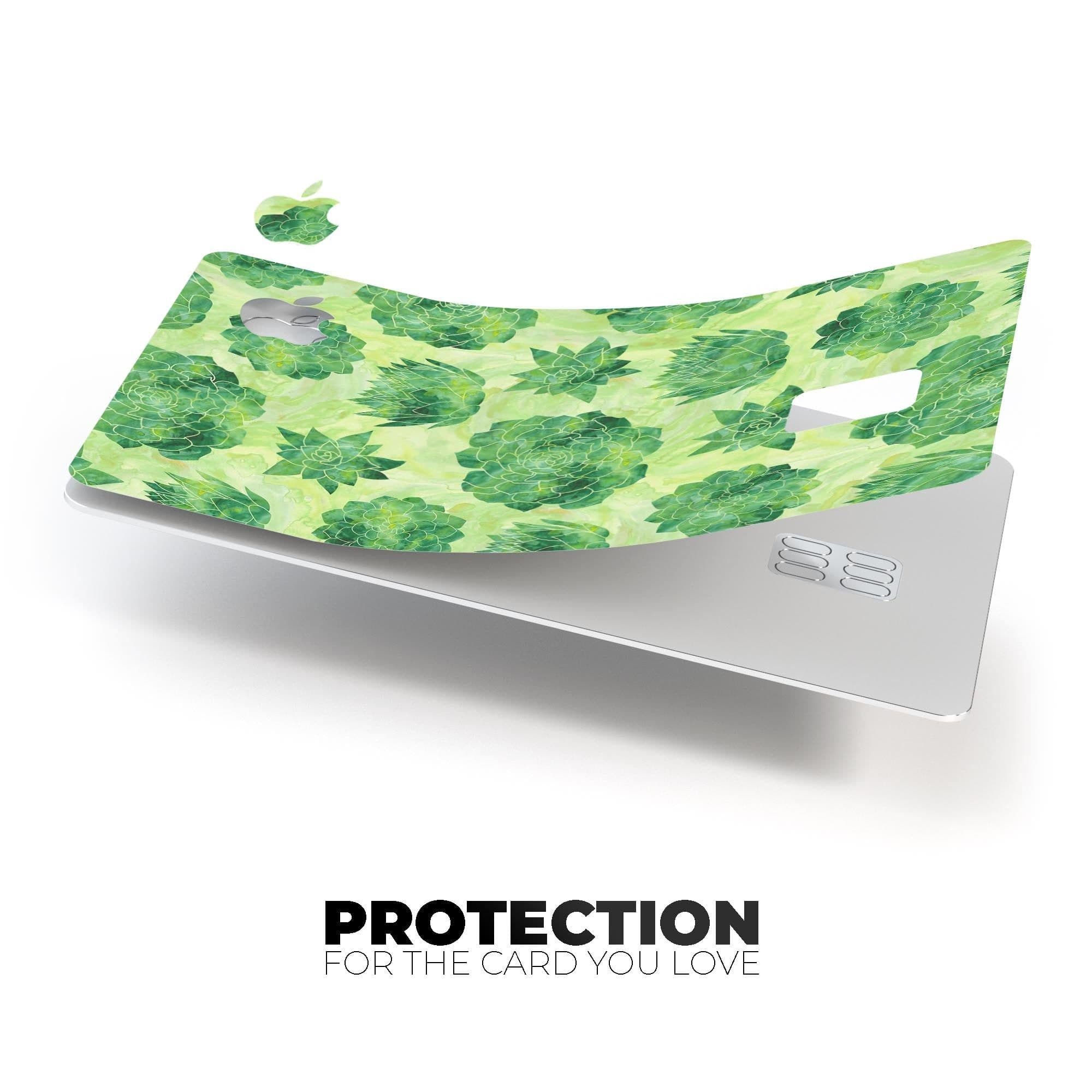 image-Green Floral Succulents - Premium Protective Decal Skin-Kit for the