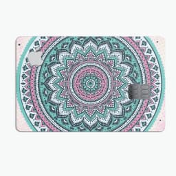 image-Green and Pink Circle Mandala v9 - Premium Protective Decal Skin-Kit