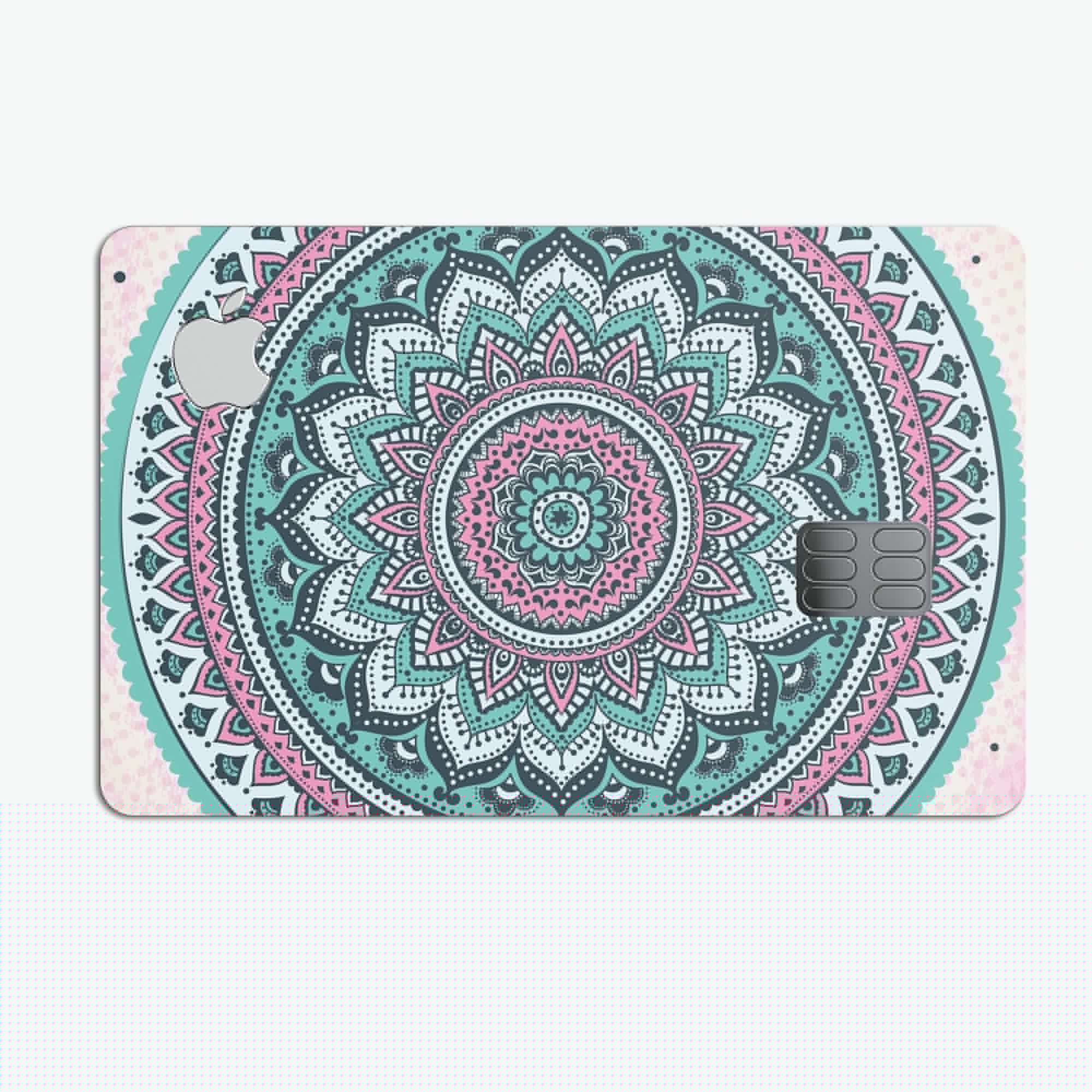 image-Green and Pink Circle Mandala v9 - Premium Protective Decal Skin-Kit