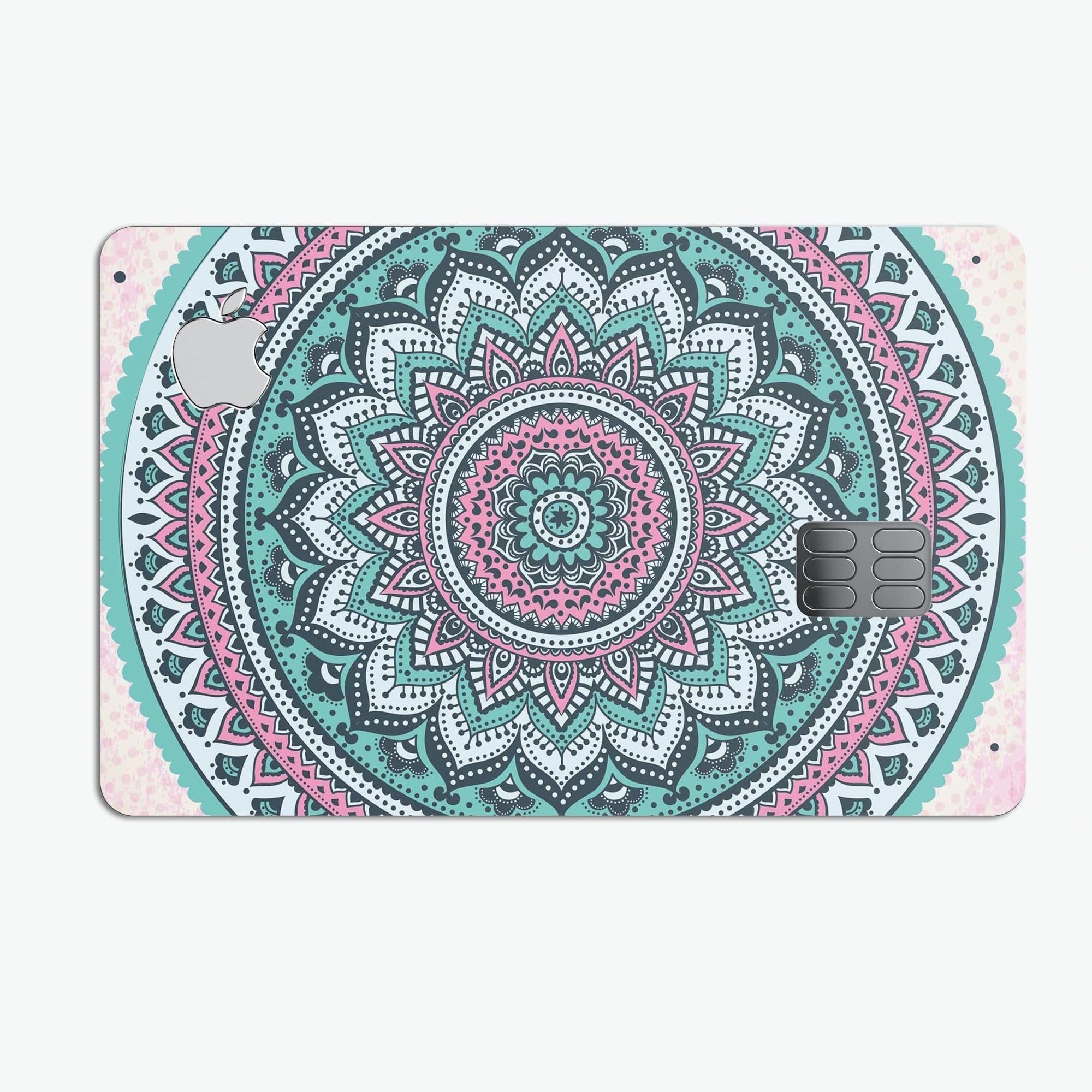 image-Green and Pink Circle Mandala v9 - Premium Protective Decal Skin-Kit
