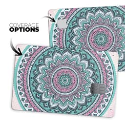 image-Green and Pink Circle Mandala v9 - Premium Protective Decal Skin-Kit
