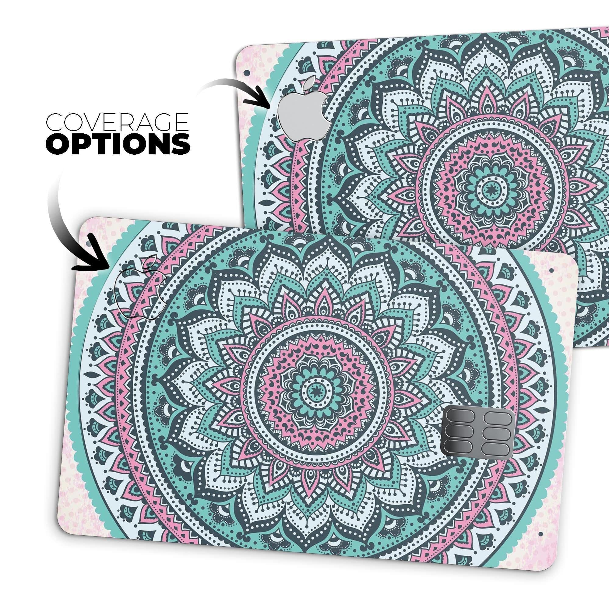 image-Green and Pink Circle Mandala v9 - Premium Protective Decal Skin-Kit