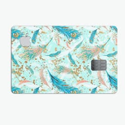image-Blue Coral Whispy Feathers - Premium Protective Decal Skin-Kit for the