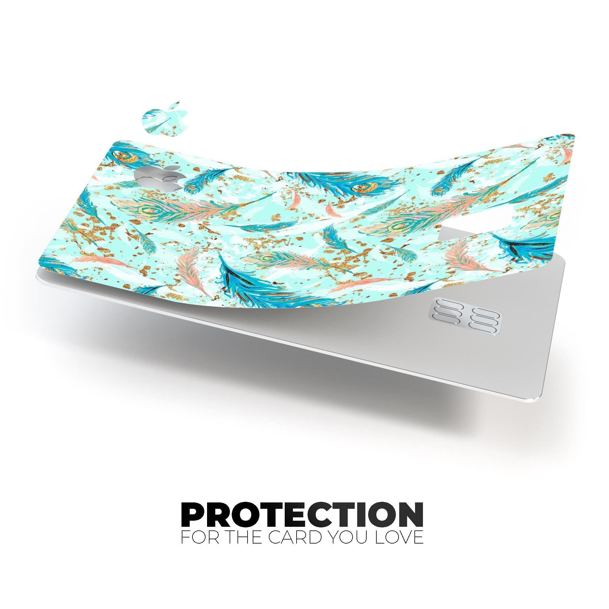 image-Blue Coral Whispy Feathers - Premium Protective Decal Skin-Kit for the