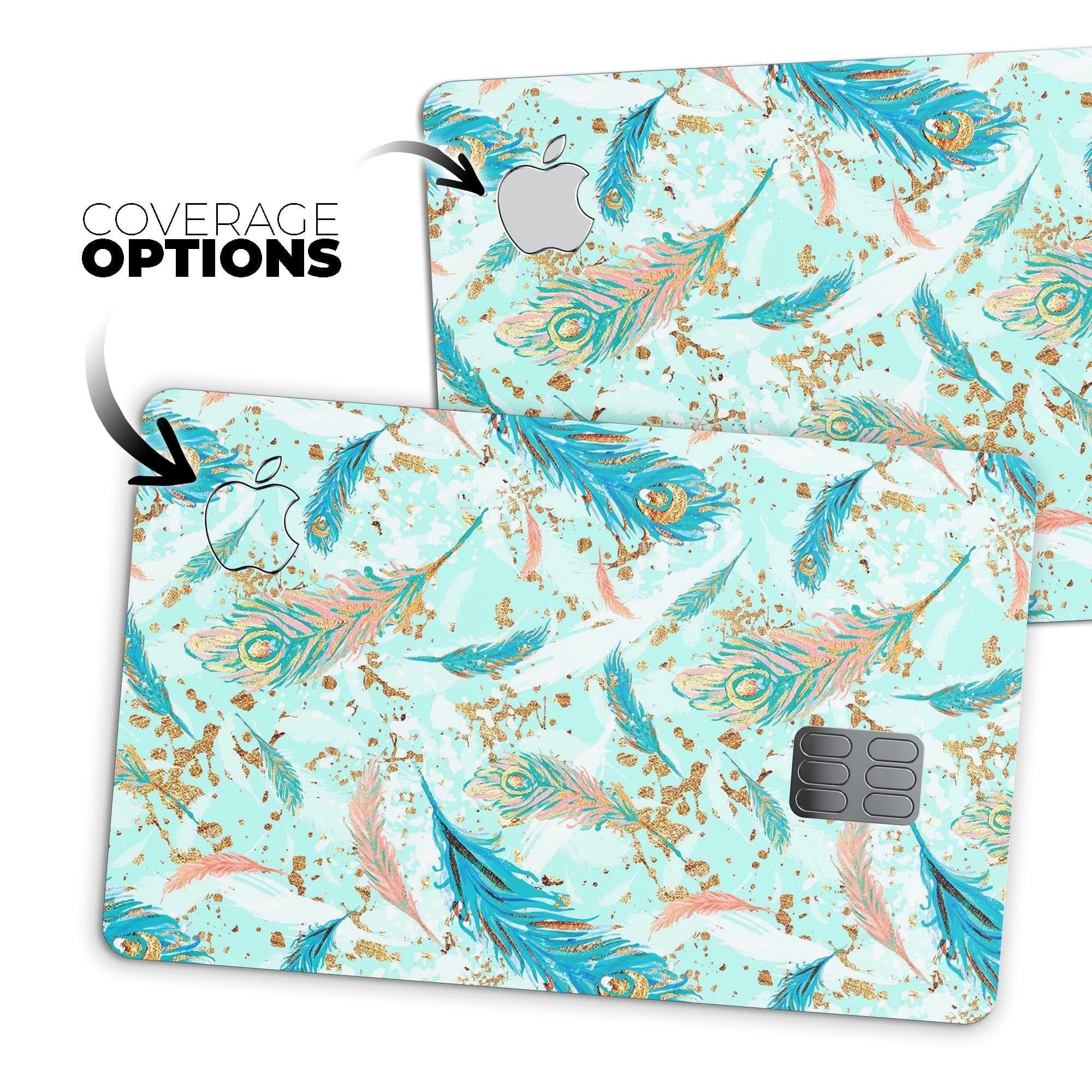 image-Blue Coral Whispy Feathers - Premium Protective Decal Skin-Kit for the