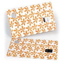 image-The Watercolored Shades of Orange Clovers - Premium Protective Decal