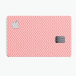 image-Shades of Coral Chevron Pattern - Premium Protective Decal Skin-Kit