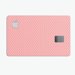 image-Shades of Coral Chevron Pattern - Premium Protective Decal Skin-Kit