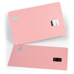 image-Shades of Coral Chevron Pattern - Premium Protective Decal Skin-Kit
