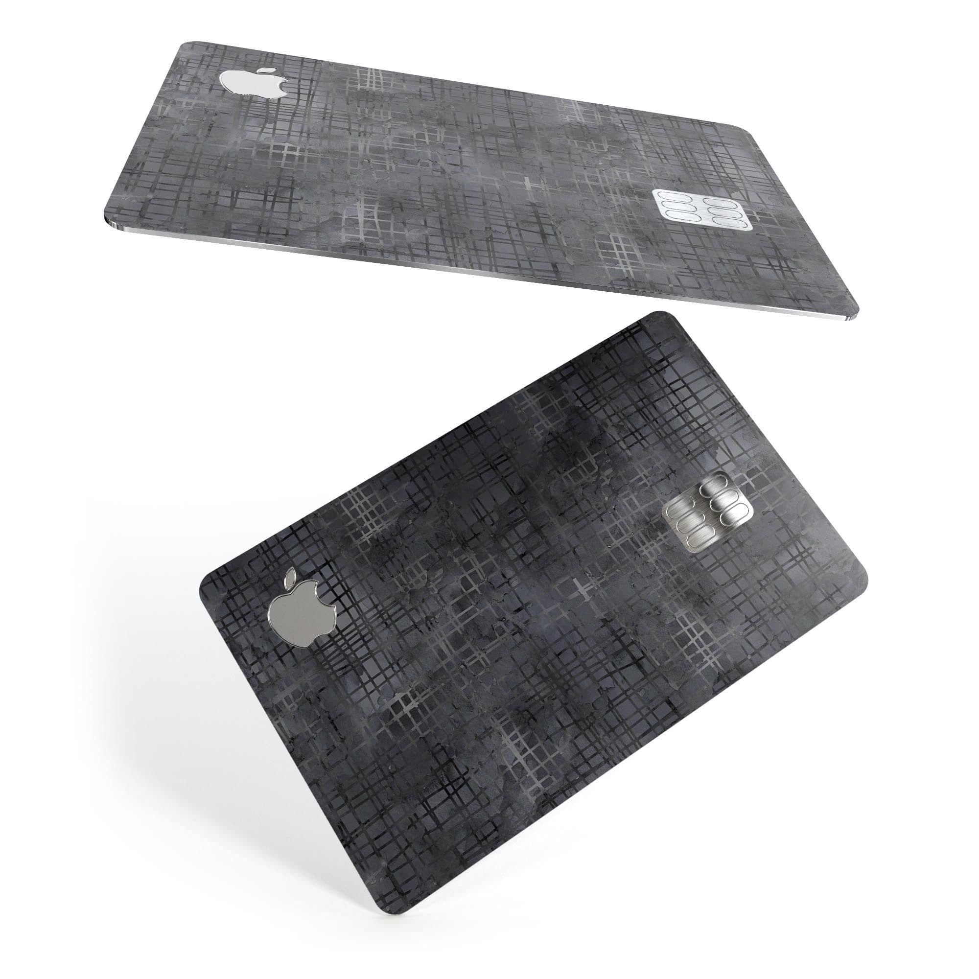 image-Black Watercolor Cross Hatch - Premium Protective Decal Skin-Kit for