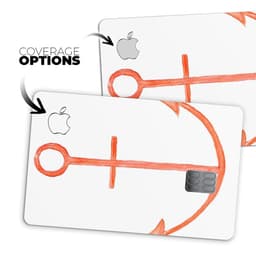 image-Red Watercolor Anchor - Premium Protective Decal Skin-Kit for the