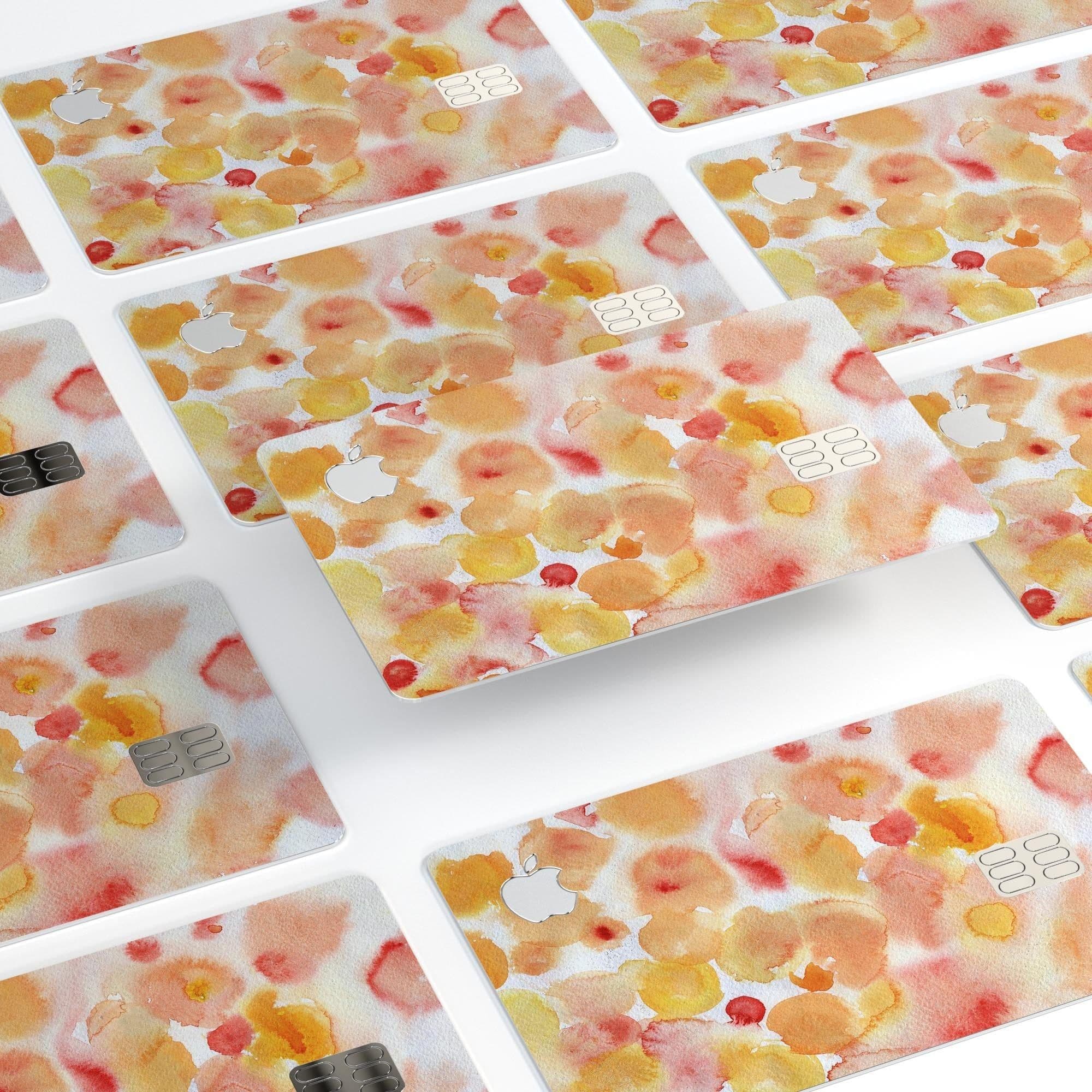 image-Orange Absorbed Watercolor Texture - Premium Protective Decal Skin-Kit
