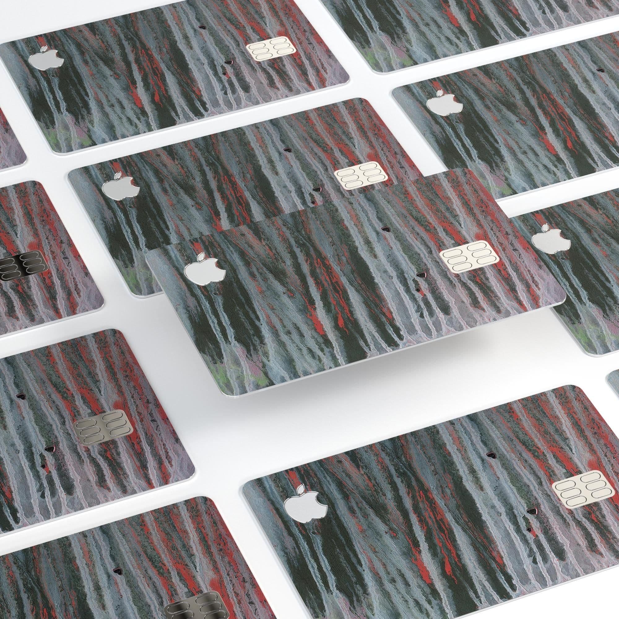 image-Abstract Wet Paint Smoke Red - Premium Protective Decal Skin-Kit for