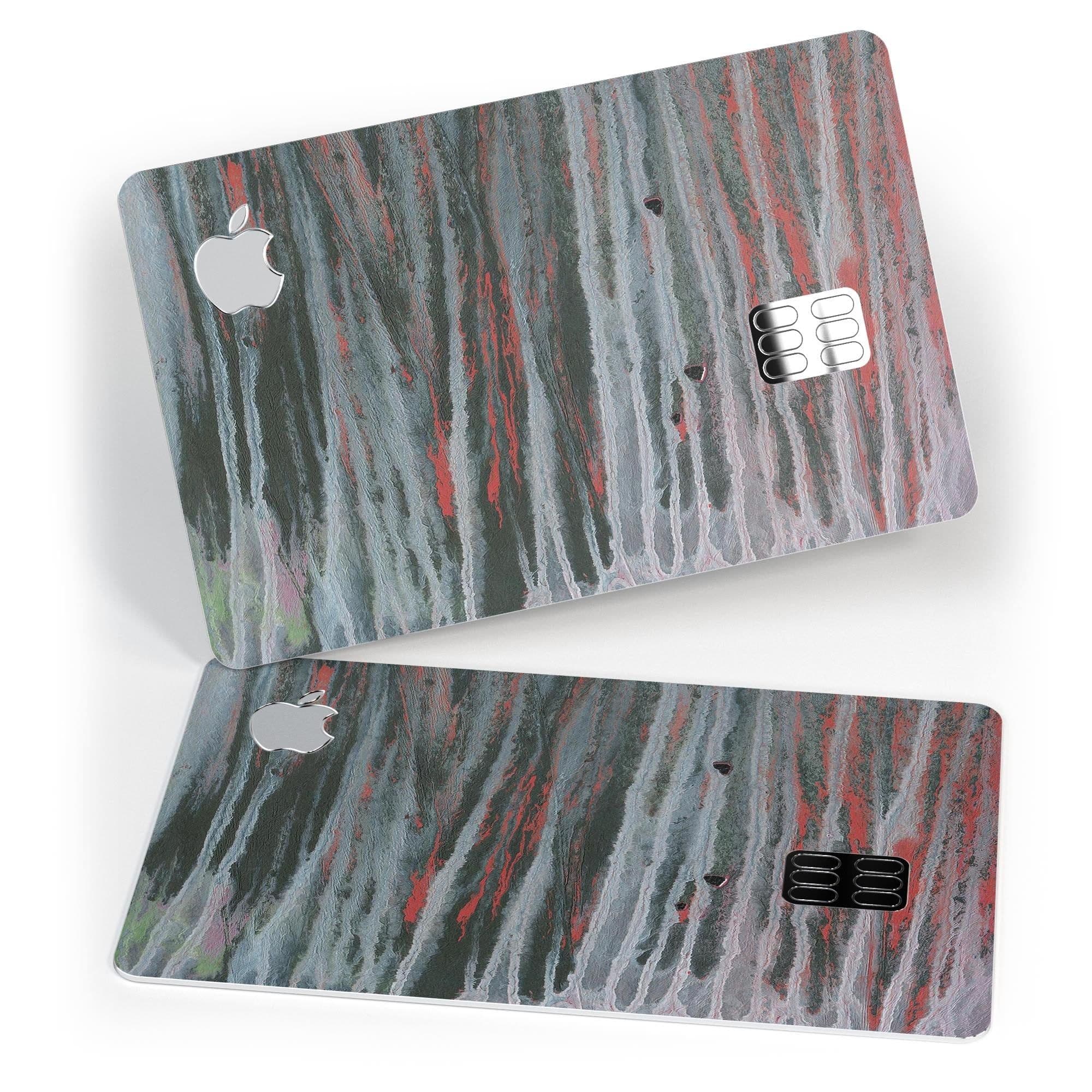 image-Abstract Wet Paint Smoke Red - Premium Protective Decal Skin-Kit for