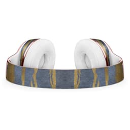 image-Navy Gold Foil v2 Full-Body Skin Kit for the Beats by Dre Solo 3