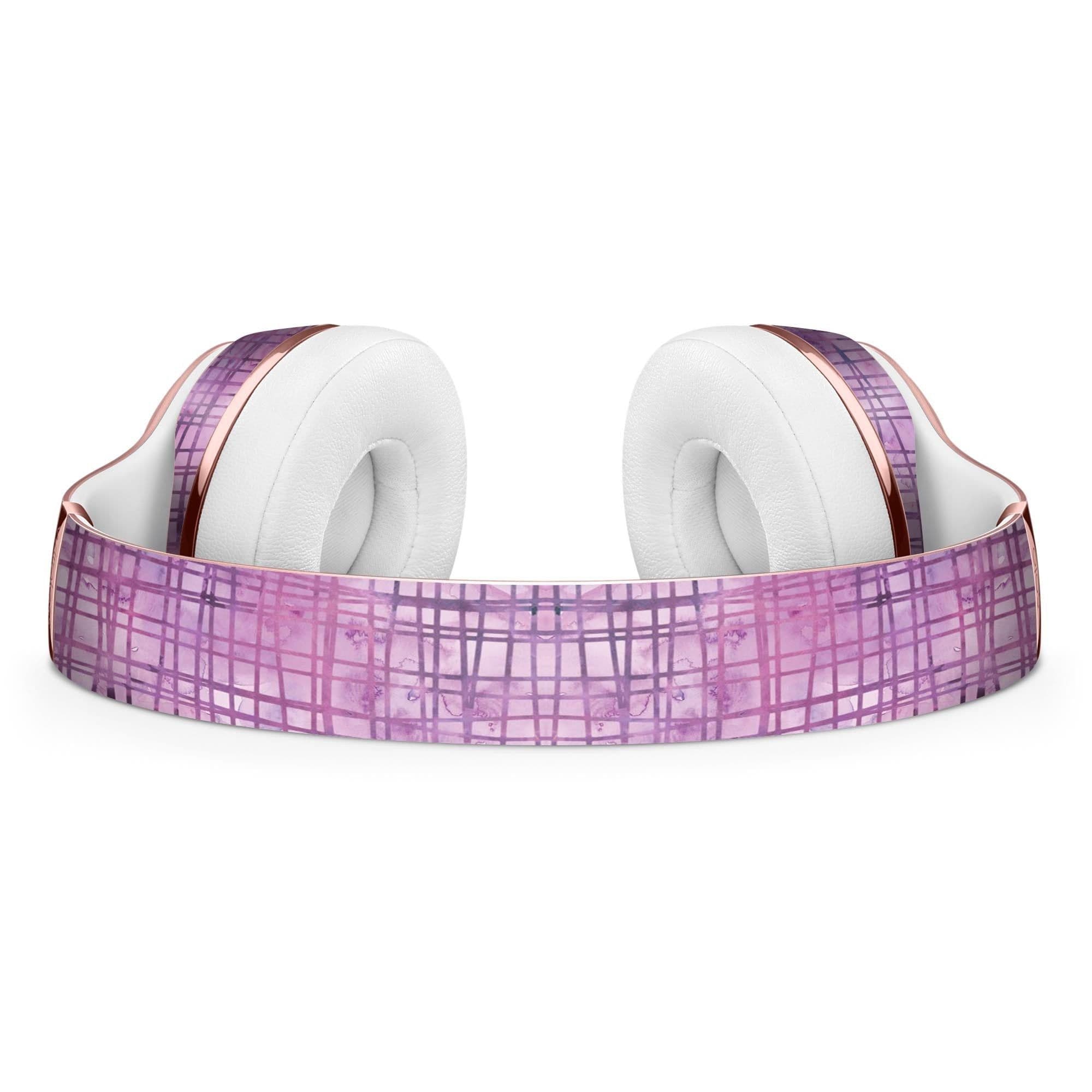 image-Purple Watercolor Cross Hatch Full-Body Skin Kit for the Beats by Dre