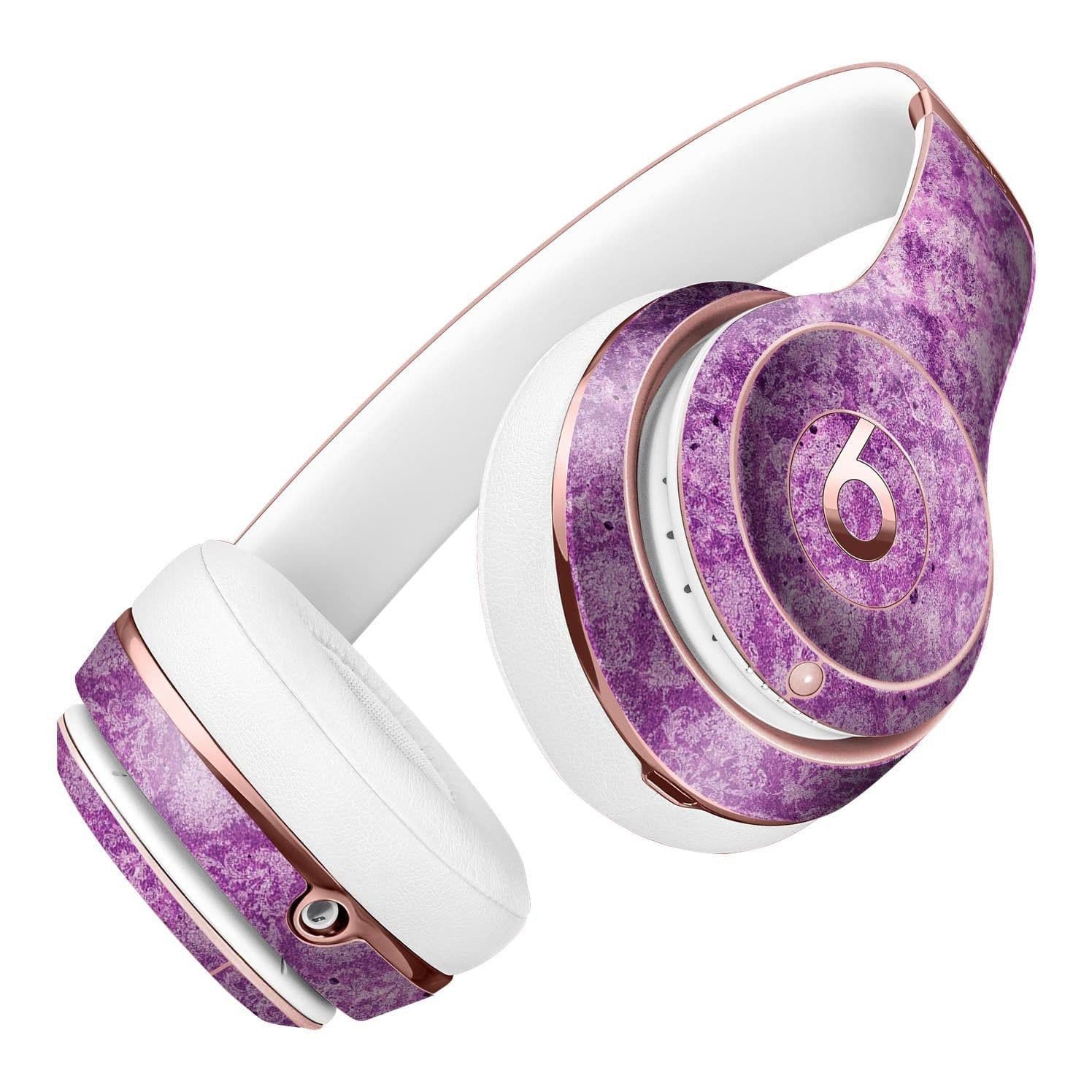image-Grungy Violet Damask Pattern Full-Body Skin Kit for the Beats by Dre