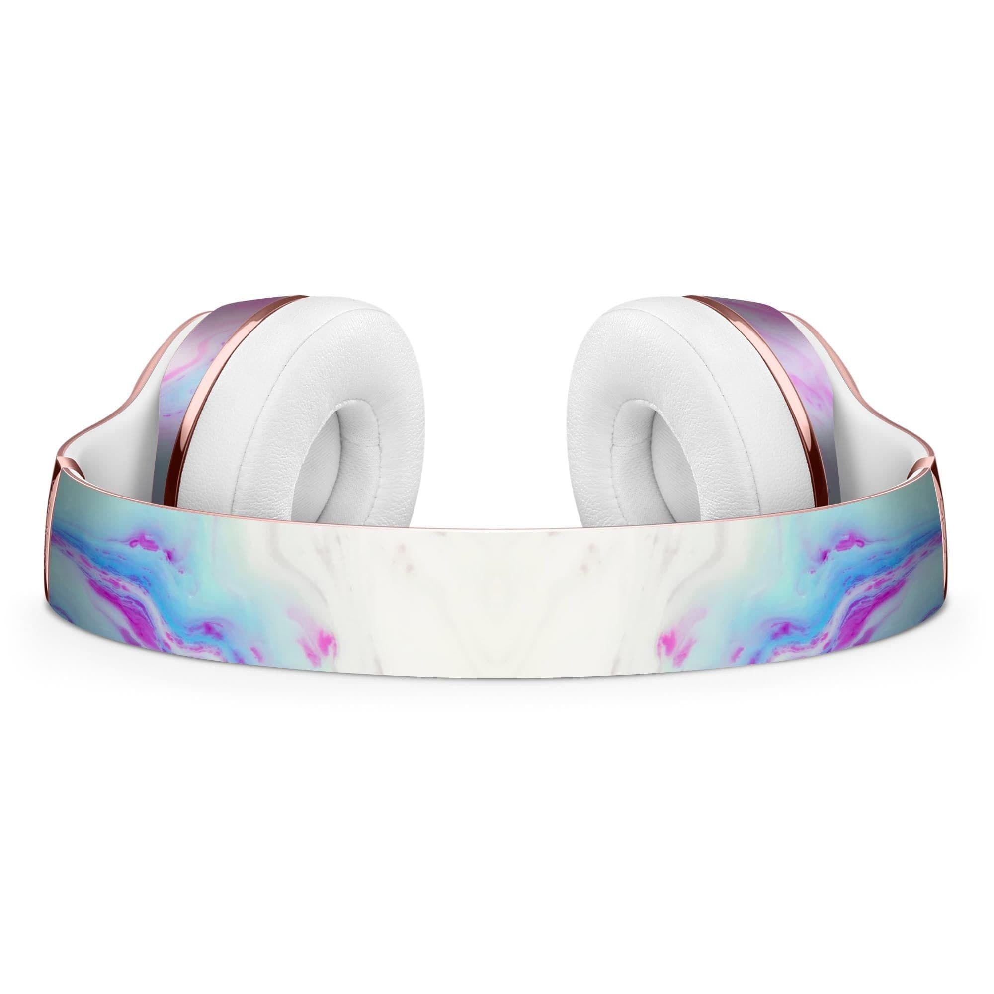 image-Marbleized Soft Blue V32 Full-Body Skin Kit for the Beats by Dre Solo