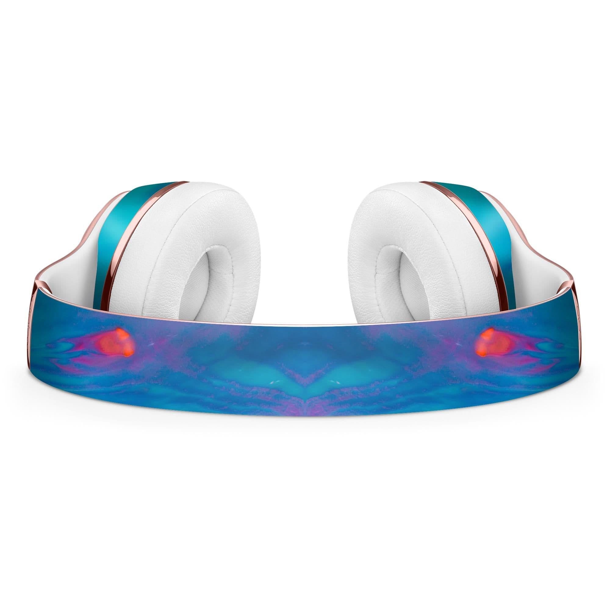 image-Marbleized Ocean Blue Full-Body Skin Kit for the Beats by Dre Solo 3