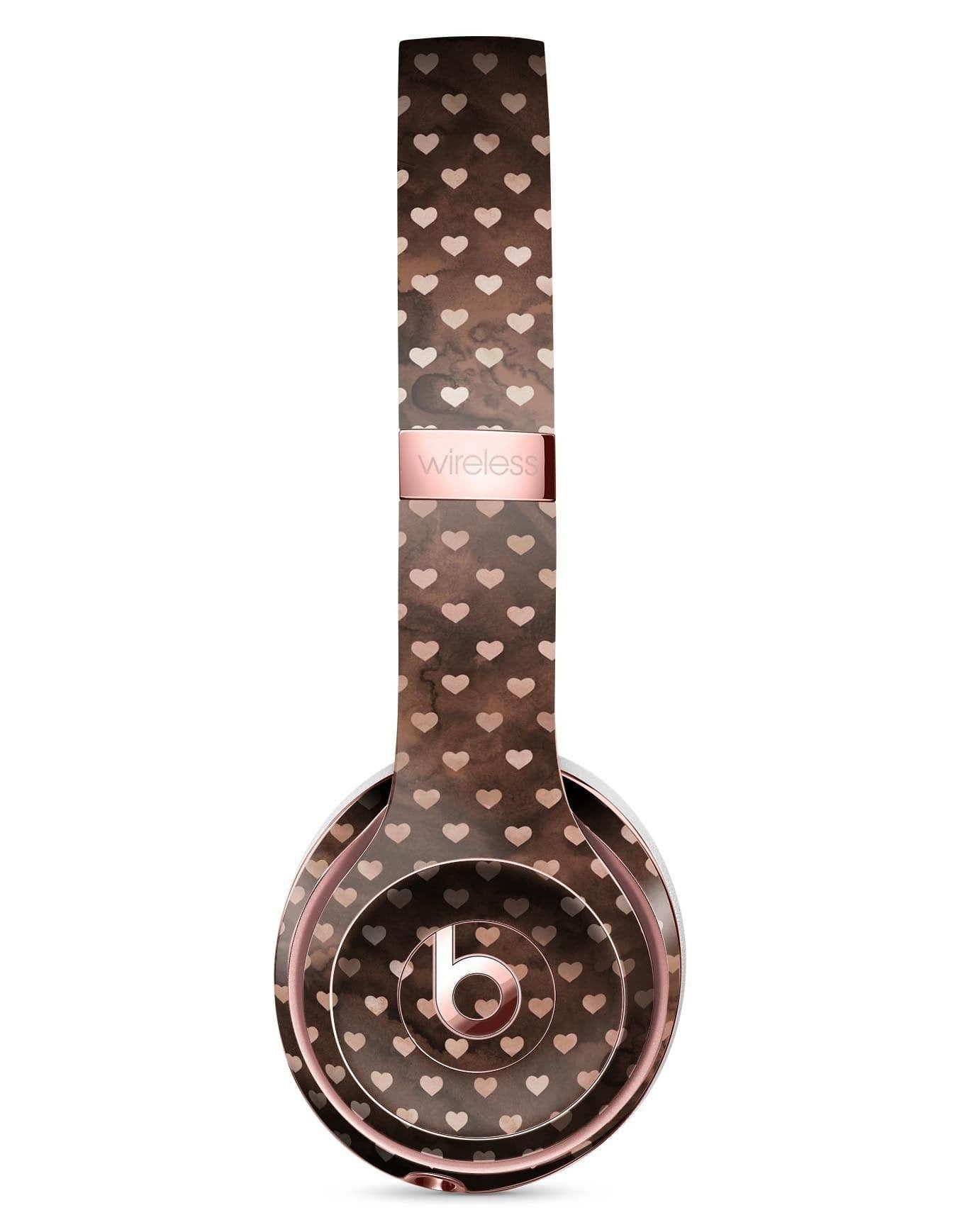 image-Tiny Chocolate Watercolor Hearts Full-Body Skin Kit for the Beats by
