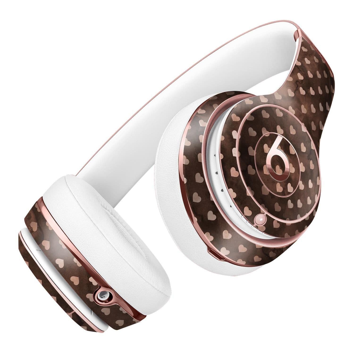 image-Tiny Chocolate Watercolor Hearts Full-Body Skin Kit for the Beats by