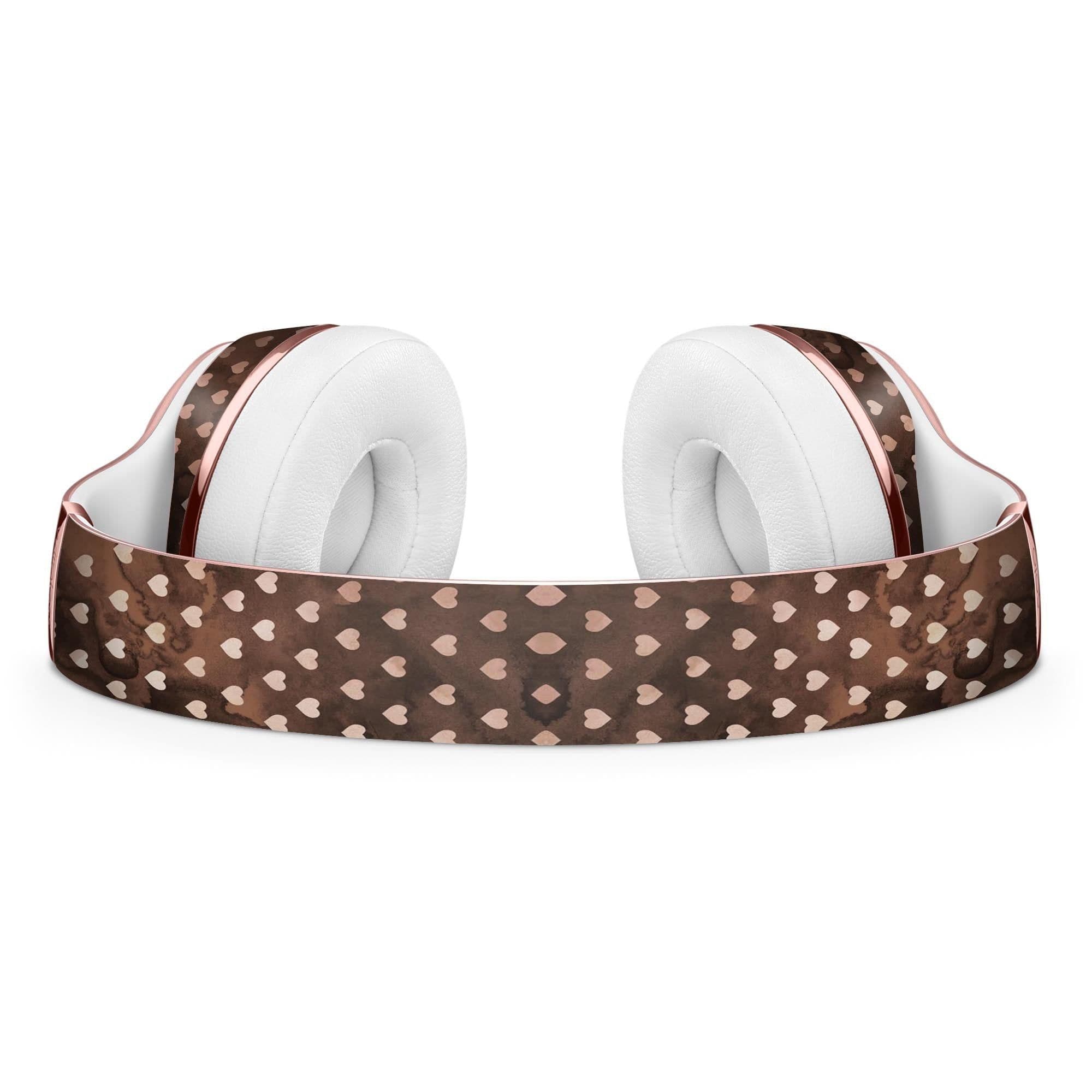image-Tiny Chocolate Watercolor Hearts Full-Body Skin Kit for the Beats by