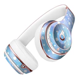 image-White Mircro Dots Over Blue Watercolor Grunge Full-Body Skin Kit for