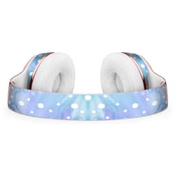 image-White Mircro Dots Over Blue Watercolor Grunge Full-Body Skin Kit for