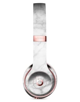 image-White Scratched Marble Full-Body Skin Kit for the Beats by Dre Solo 3