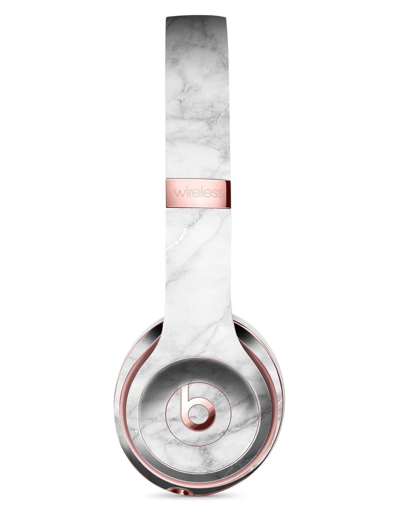 image-White Scratched Marble Full-Body Skin Kit for the Beats by Dre Solo 3
