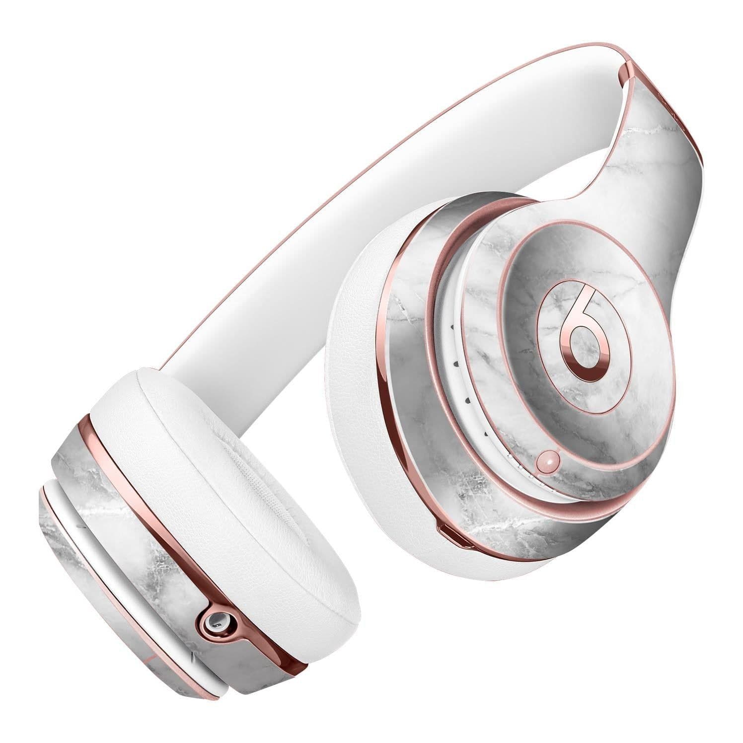 image-White Scratched Marble Full-Body Skin Kit for the Beats by Dre Solo 3