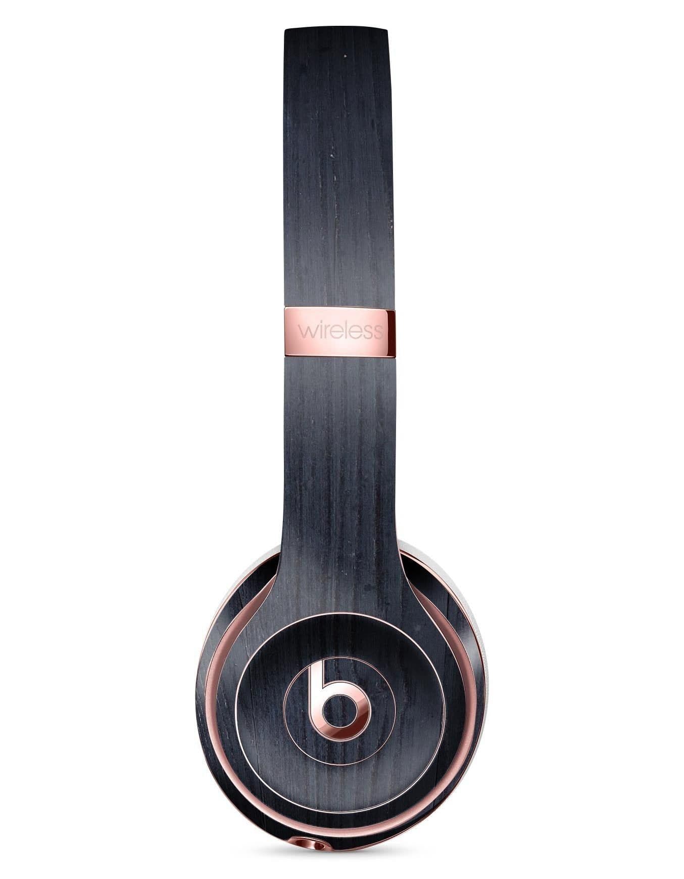 image-Dark Navy Horizontal Planks Full-Body Skin Kit for the Beats by Dre