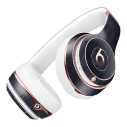 image-Dark Navy Horizontal Planks Full-Body Skin Kit for the Beats by Dre