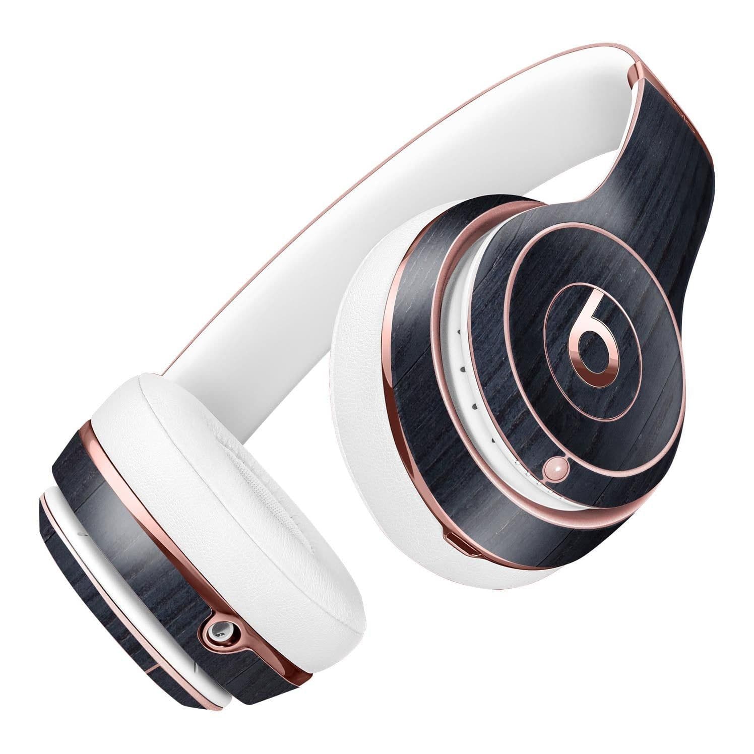 image-Dark Navy Horizontal Planks Full-Body Skin Kit for the Beats by Dre