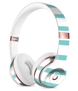 image-Teal Horizonal Stripes Full-Body Skin Kit for the Beats by Dre Solo 3