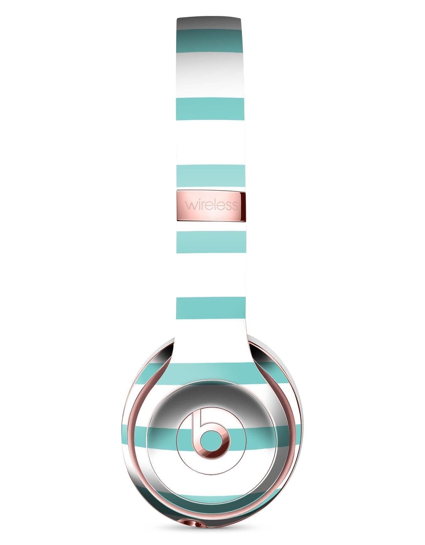 image-Teal Horizonal Stripes Full-Body Skin Kit for the Beats by Dre Solo 3