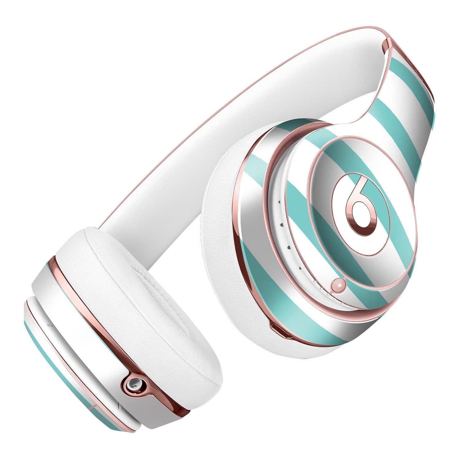 image-Teal Horizonal Stripes Full-Body Skin Kit for the Beats by Dre Solo 3