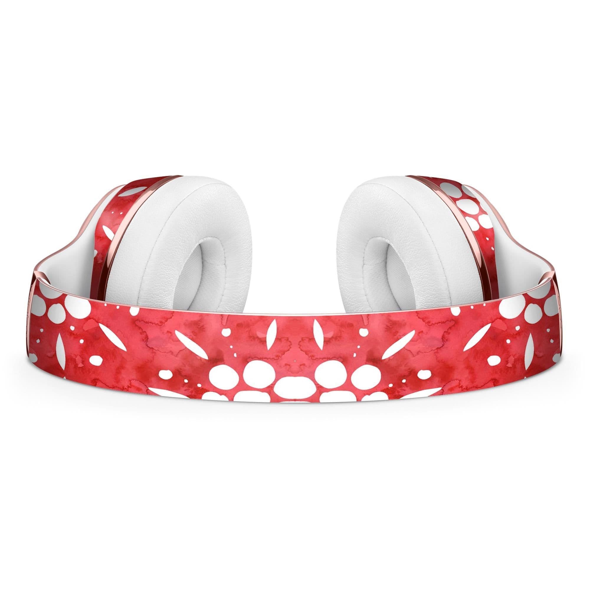 image-the Red WAtercolor Floral Pedals Full-Body Skin Kit for the Beats by