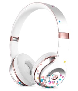image-Multicolor Polka Dot Over White Full-Body Skin Kit for the Beats by