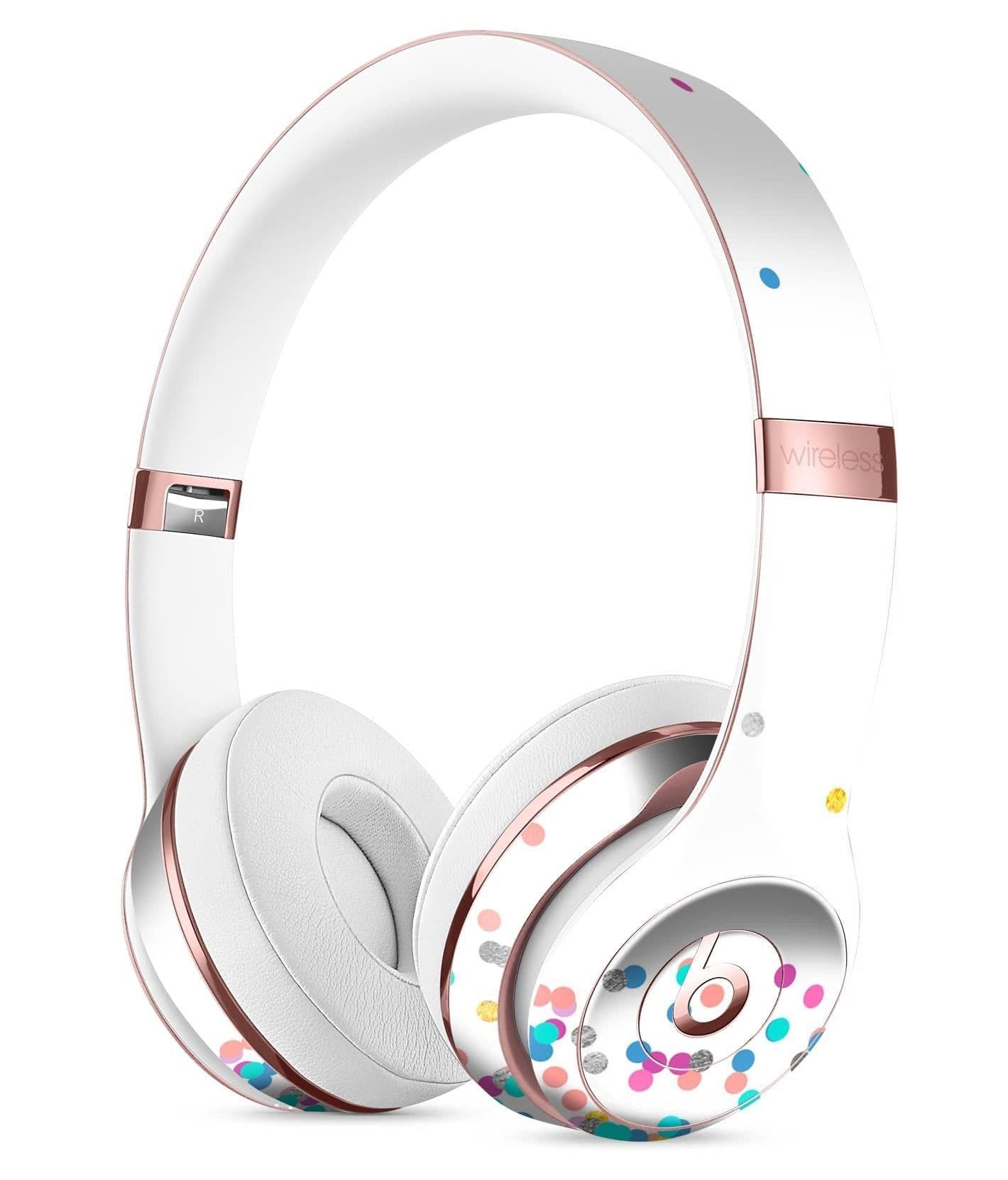 image-Multicolor Polka Dot Over White Full-Body Skin Kit for the Beats by