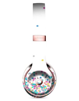 image-Multicolor Polka Dot Over White Full-Body Skin Kit for the Beats by