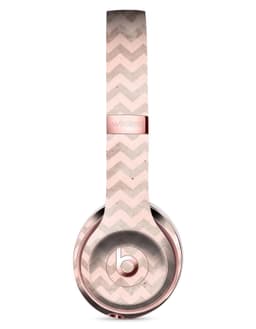 image-Faded Cocoa and Light Pink Chevron Pattern Full-Body Skin Kit for the