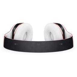 image-Black and Gold Scratched Woodgrain Full-Body Skin Kit for the Beats by