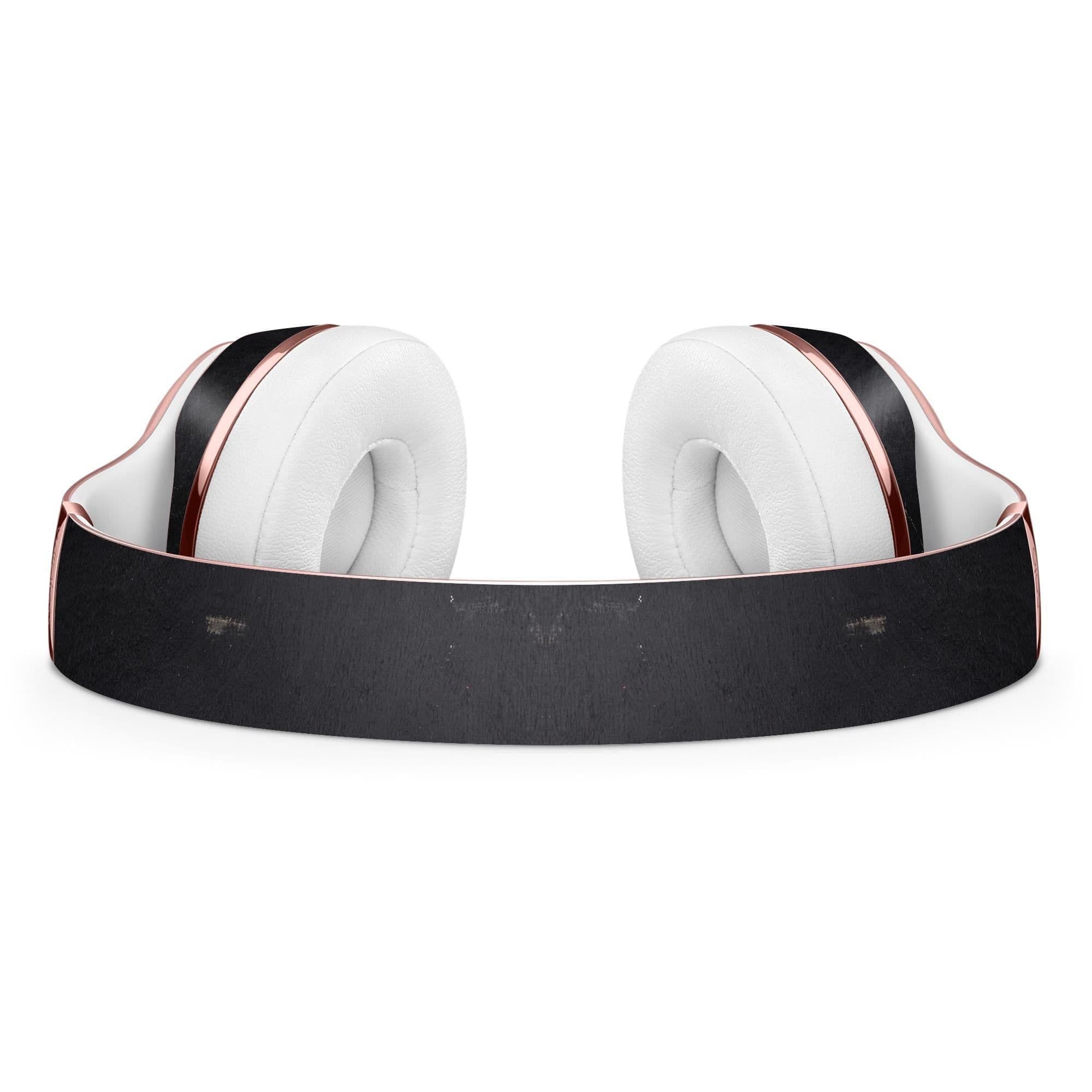 image-Black and Gold Scratched Woodgrain Full-Body Skin Kit for the Beats by