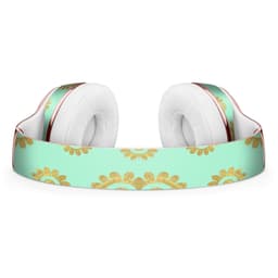image-Mint and Gold Floral v10 Full-Body Skin Kit for the Beats by Dre Solo