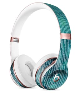 image-Blue-Green Watercolor Squiggles Full-Body Skin Kit for the Beats by