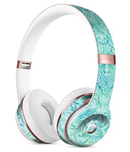 image-Aqua Damask v2 Watercolor Pattern Full-Body Skin Kit for the Beats by