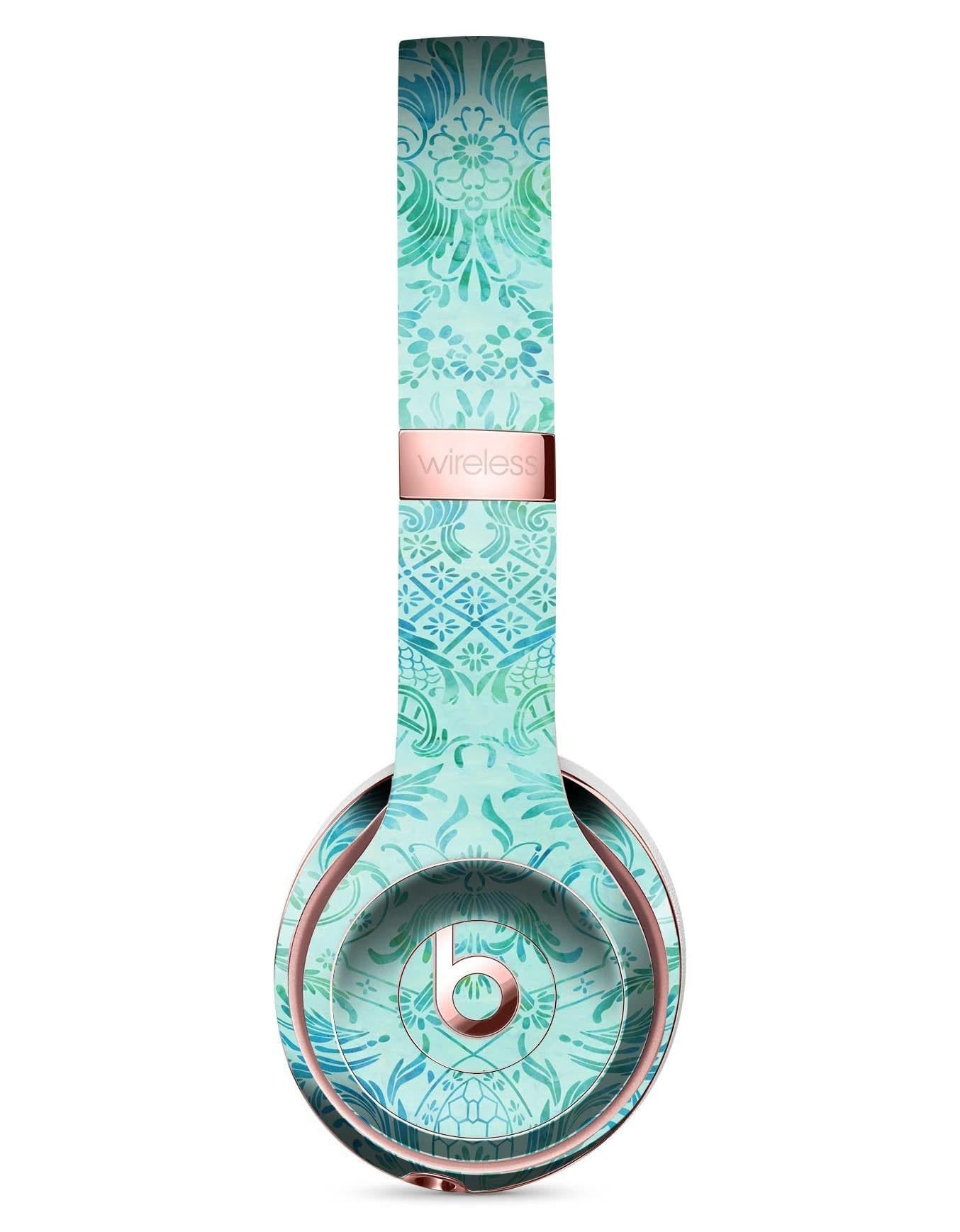 image-Aqua Damask v2 Watercolor Pattern Full-Body Skin Kit for the Beats by